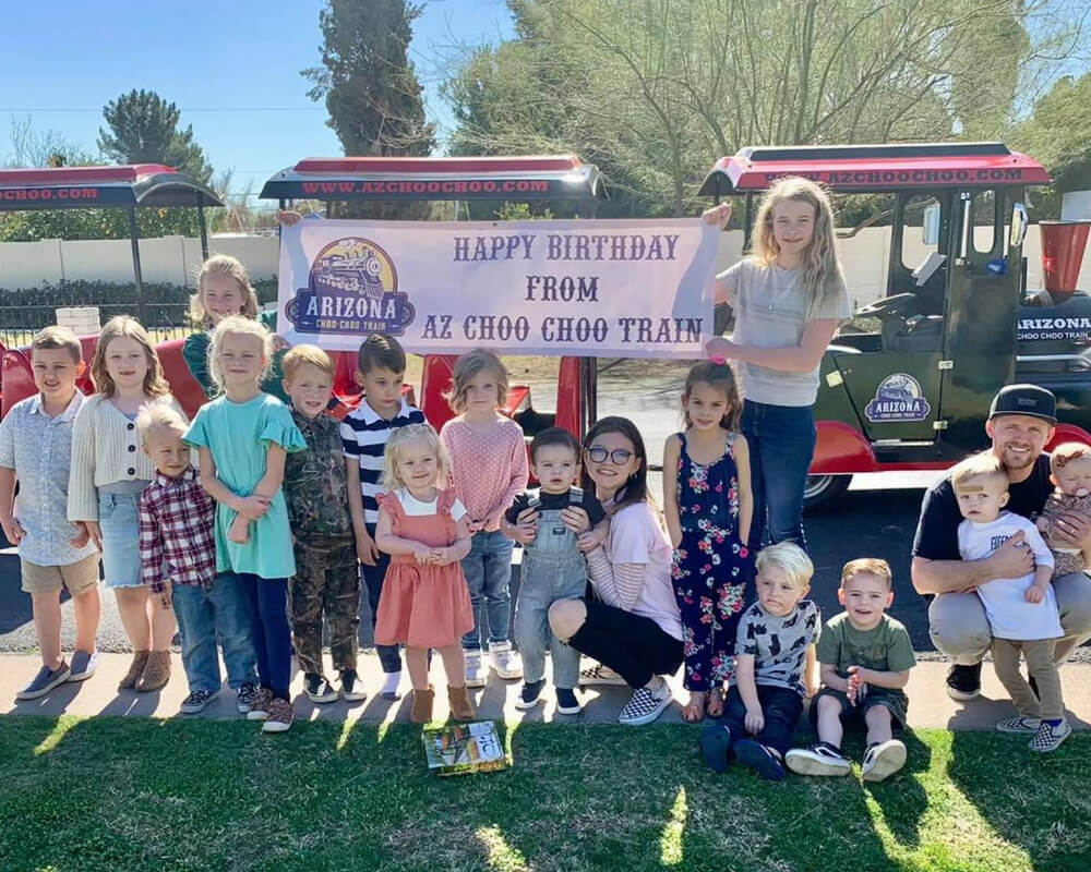 Trackless train in Arizona.